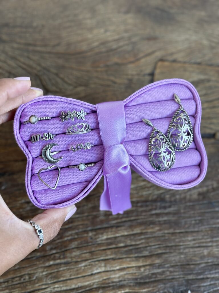 Bandejinha Laço Lilas 15cm